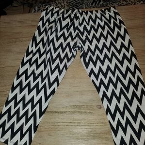 Black and white pants